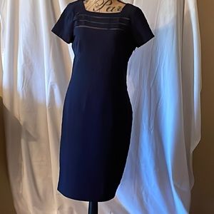 Adrianna Papell short sleeve banded dress w back twist NWT size 14